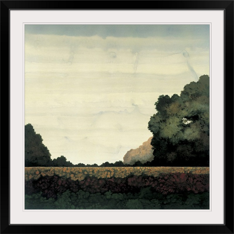 « tree line i » par robert charon, reproduction d’art, H 35 po x l 35 po x P 1,5 po, Toile