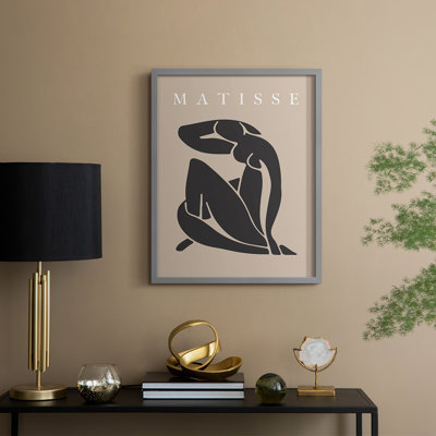 Matisse CECL XXV III, reproduction d'art encadrée - bois massif