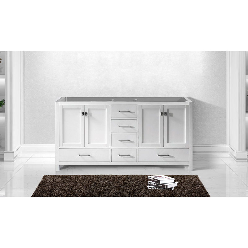 Base de meuble-lavabo 71 po Kazanovicz seulement, Blanc