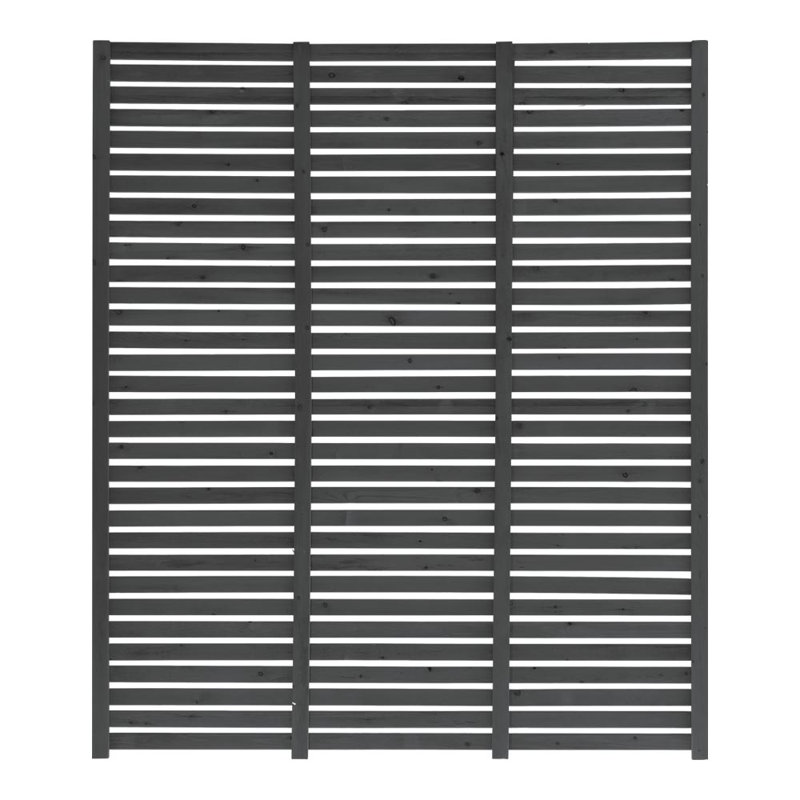 Sadiyah Wood Fence Panels Included, 210cm H x 180cm W