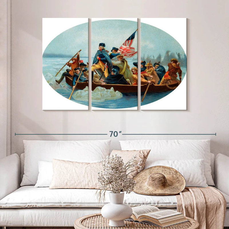 Lelar Washington Delaware, 32" H x 50" W