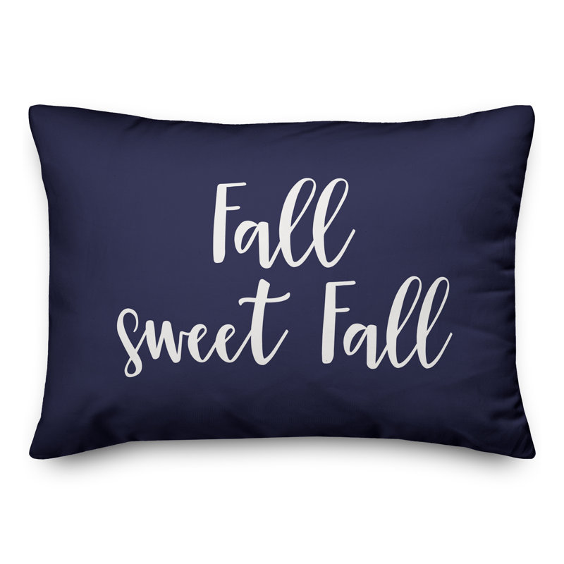  Coussin Fall, Bleu marine
