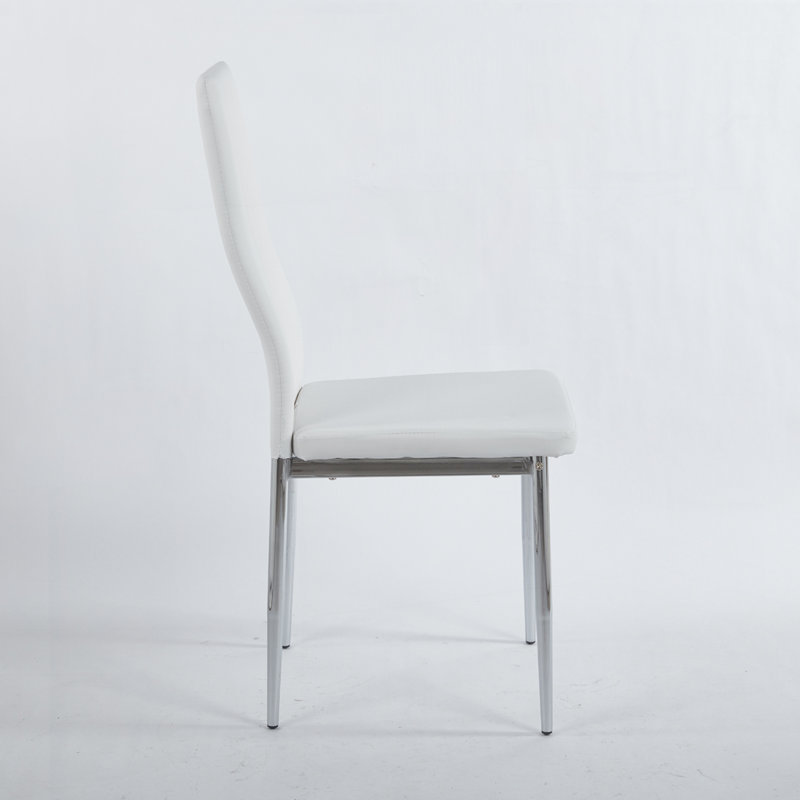 Latitude Run® PU Leather Dining Chair,modern kitchen chairs with soft ...