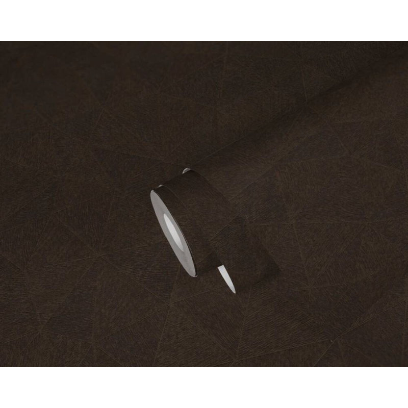 Rouleau de papier peint L 33 pi x 21 Oradell, Brun foncé