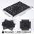 9.6 x 6.3 Inch Cast Iron Trivet Set, Large Metal Trivets for Hot Dishes Pots Pans Decorative Kitchen Trivets, Heat-Resistant Trivet Mats for Quartz Countertops, Table Cooktop (Black, 2 Pack)-861667422