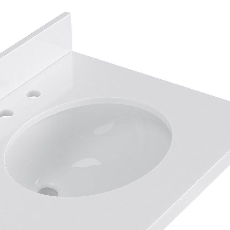 ARIEL Monroe 72 Double Sink Bathroom Vanity with Carrara Quartz Top, Midnight Blue, 72" - 73", Pure White Quartz