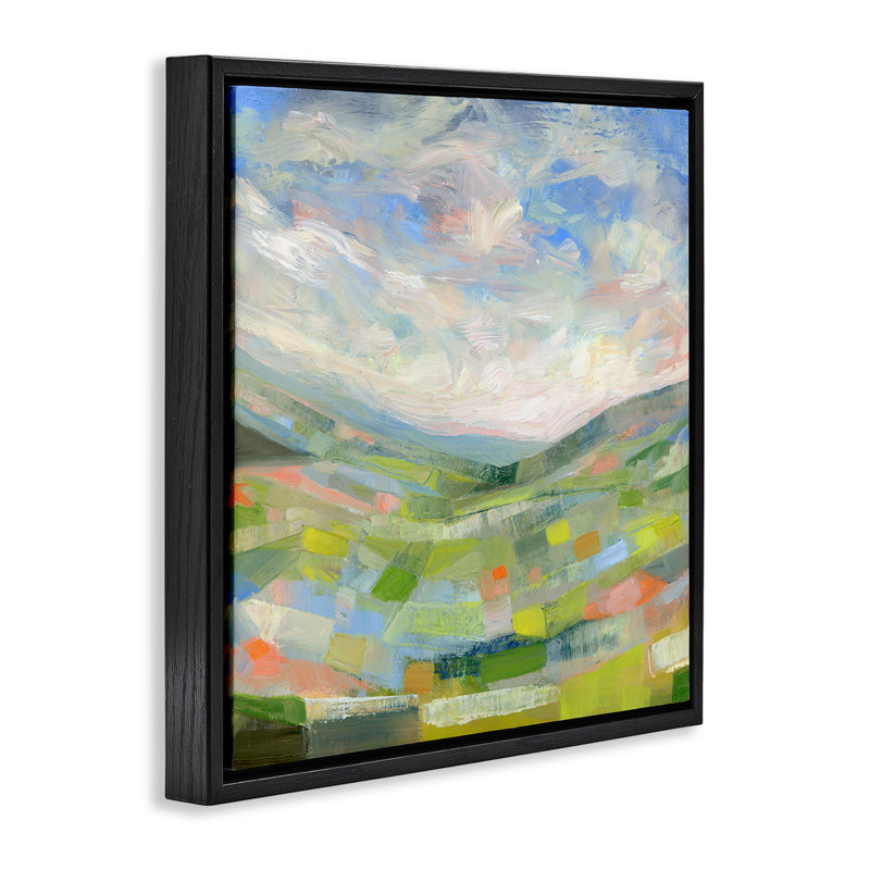 Cadre flottant Jolly, Cadre flottant noir de jais, H 18 po x l 18 po