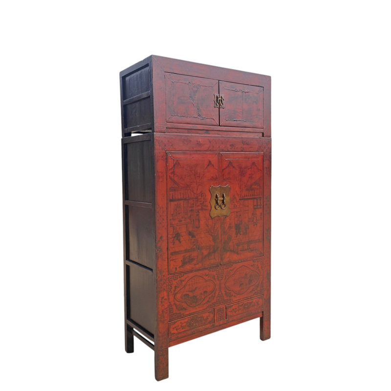 Solid Wood Accent Cabinet