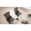 Tabourets de bar rotatifs chromés avec revêtement en velours - hauteur réglable (25 po à 33 po)-190674895