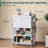 Gift Wrapping Table Craft Table Storage Cart With 2 Drawers