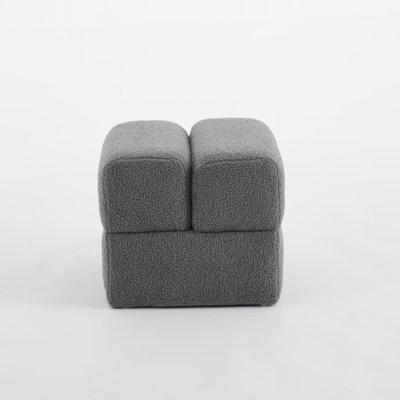 Robertas 18.5'' Wide Sherpa Ottoman