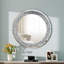 Miroir mural rond 31,5 po Rillamas