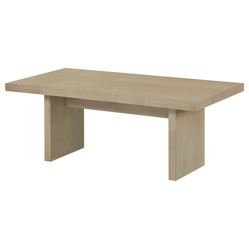 Table basse rectangulaire Vule, Chêne naturel