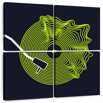 Abarca Neon Vinyl Record