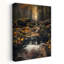 «Dreamy Autumn Abstract Contemporary Forest Landscape», reproduction d'art mural-895233730