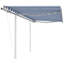 Auvent de patio rétractable en polyester l 120 po x P 100 po VidaXL-88718950