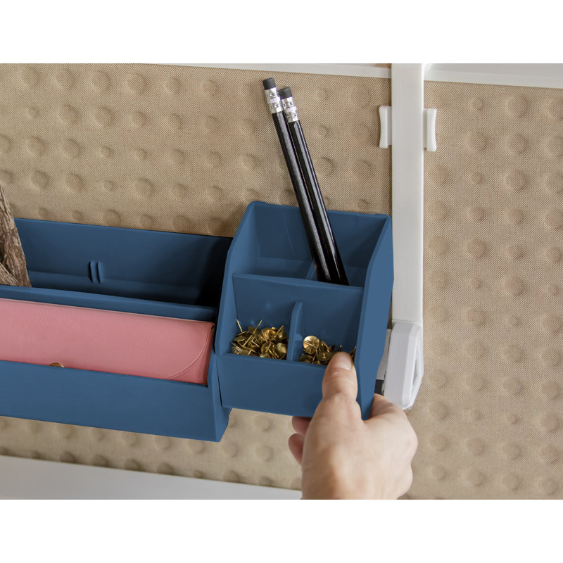 Rangement de bureau, Bleu