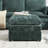 Drago 29'' W Square Upholstered Modern Ottoman-1961306183