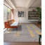 Vaheed Ta-2 Handmade Silk and Wool Striped and Abstract Area Rug-2045027808