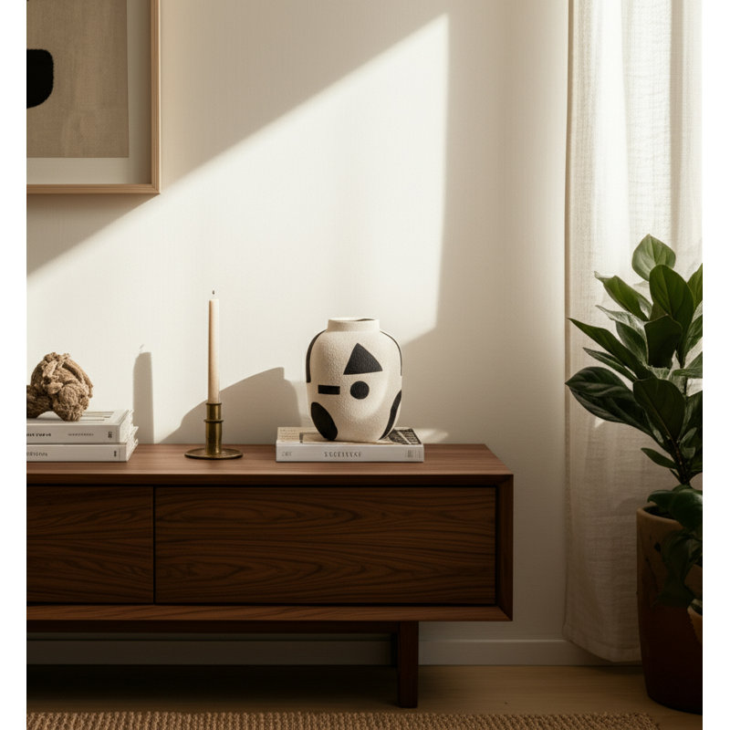 Vase décoratif en grès Forras Boho