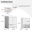 Ensemble de meuble-lavabo mural 30 po avec comptoir à quartz blanc Thassos 2 po et armoire murale assortie-292361878