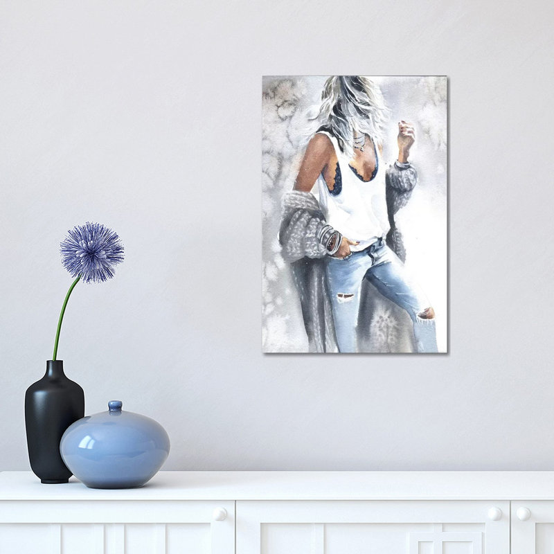 «Woman IV» par Marina Ignatova, impression sur toile tendue, H 18 po x l 12 po x 1,5 po