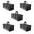 Moving Bags Heavy Duty Extra Large Stronger Handles Wrap Totes Storage Boxes Storage Totes Moving Boxes Packing Box,(Black/5 PCS)