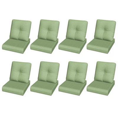 Premium 4" Deep Outdoor Seat Cushion Set – Weather & Fade-Resistant Olefin Fabric