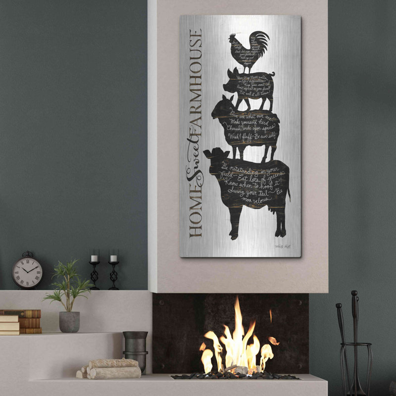 «Home Sweet Farmhouse» par Cindy Jacobs, H 48 po x l 24 po