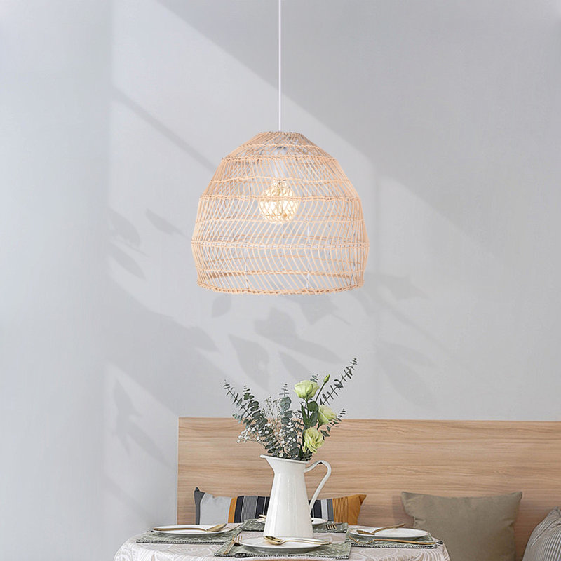 Luminaire suspendu 1 lumière Aonan, H 9,84 po x l 11,81 po x P 11,81 po
