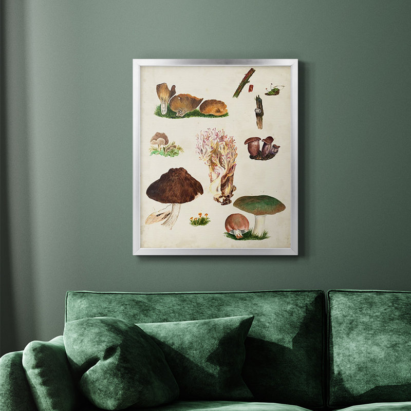 Toile encadrée de qualité supérieure avec champignon pré-suspendu, H 24 po x l 20 po, Argent