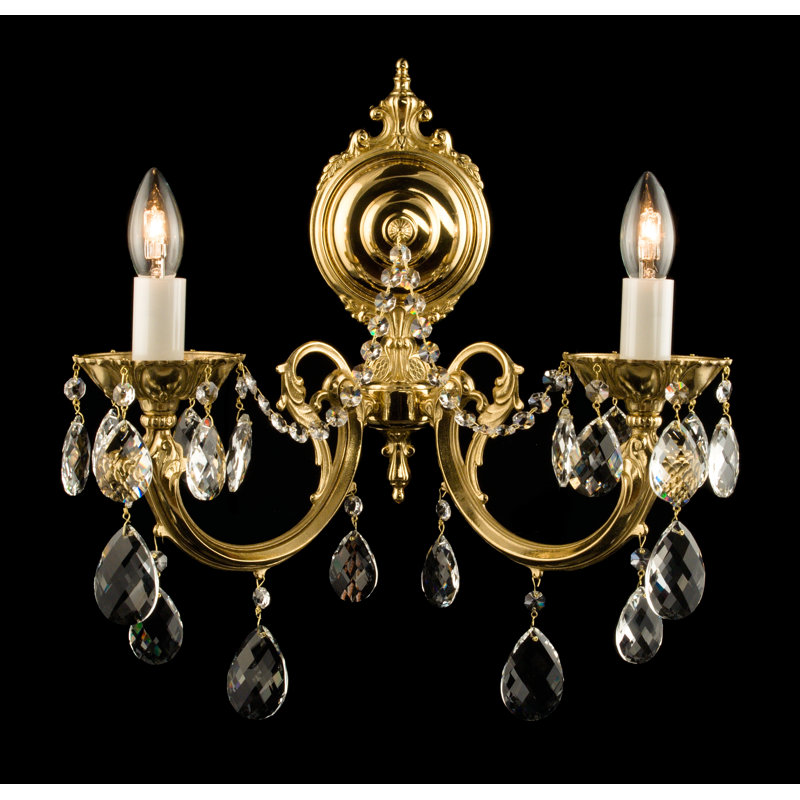 Lampe murale bougie 2 lumières Klass