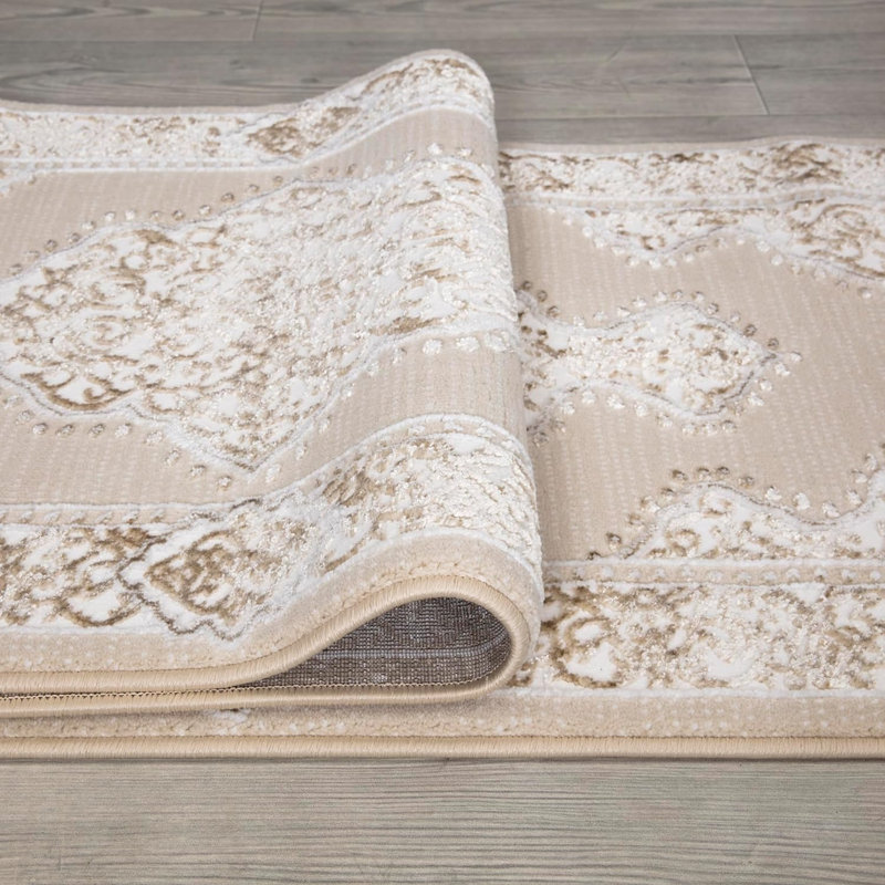 Carenda Floral Area Rug, Rectangle 80 x 150cm