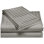  Ensemble de draps rayés en coton à 100 % rayé à densité du tissage de 1200 fils