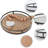 Round Wooden Serving Tray With Metal Handle - Rustic Farmhouse Decorative Tray For Home Decor, Coffee Table, Kitchen, And Dining Table-761456747