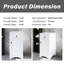 Meuble-lavabo autoportant de 20 po avec plateau en céramique intégré-1452065640-1452065639