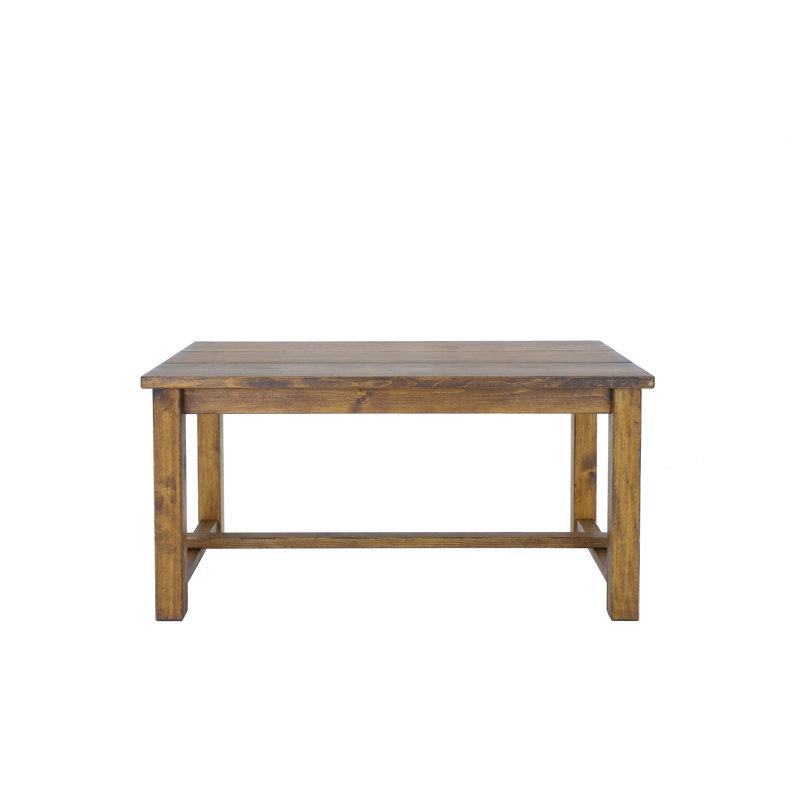 Desmon Pine Solid Wood Dining Table, H78 x L90 x W160cm