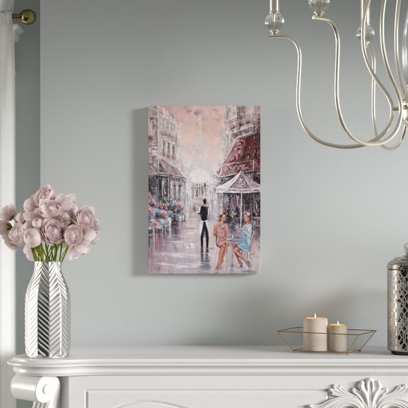 « chitest chat, paris » par isabella karolewicz-impression sur toile tendue, H 15 po x l 10 po