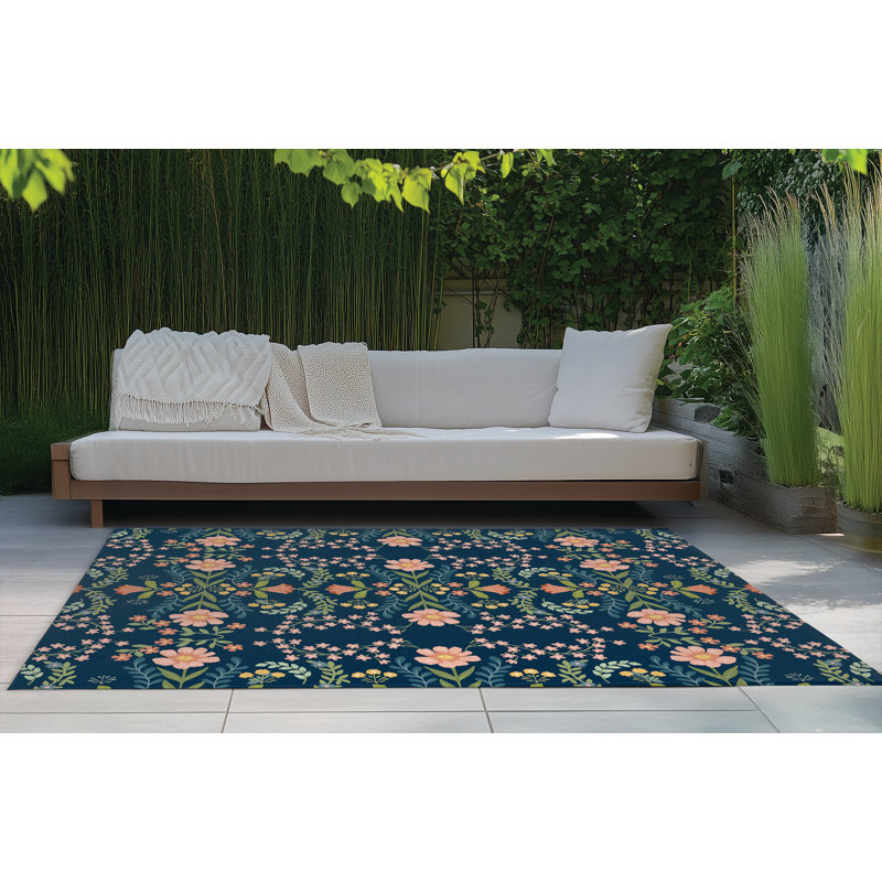 Tapis d'extérieur Cecelia, Rectangle 5 pi x 7 pi