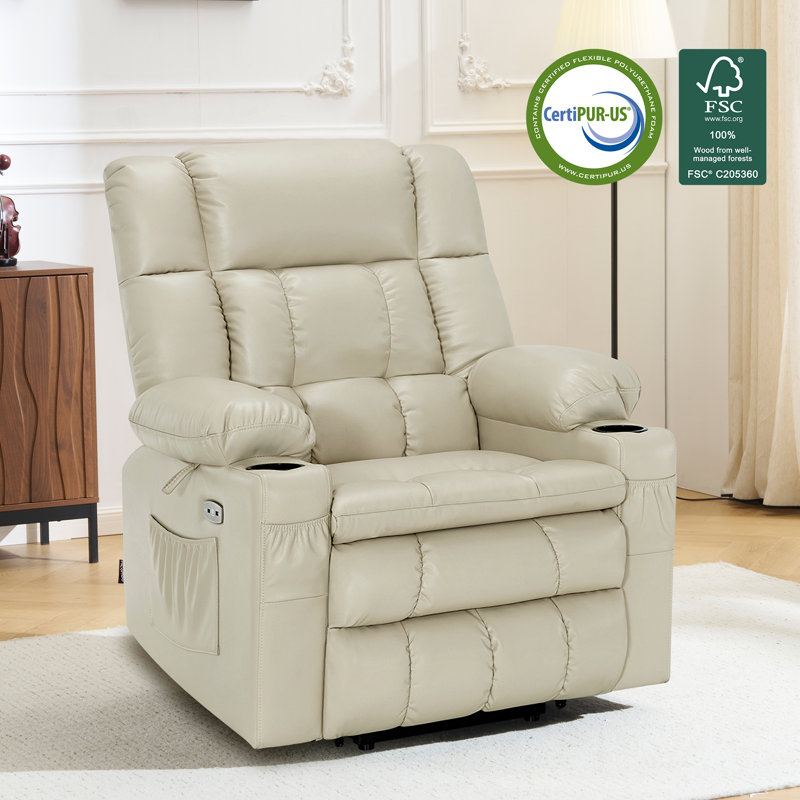 Fauteuil inclinable électrique MCombo, Blanc