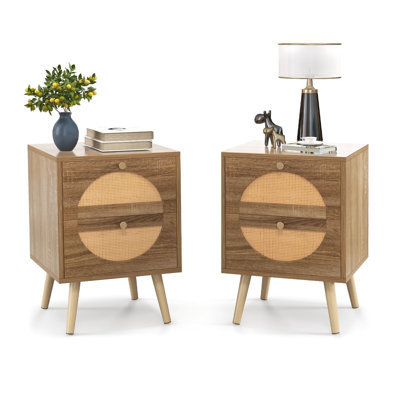 Allona 40 cm W Bedside Table