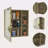 Medicine Cabinet With Mirror, Five Internal Shelves, Single Door