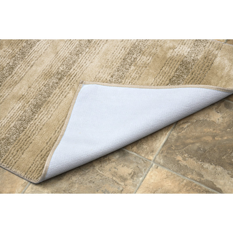 Nylon Bathroom Mat with Non-Slip Appliance Niala, Lin, 2 pi x 3 pi 4 po