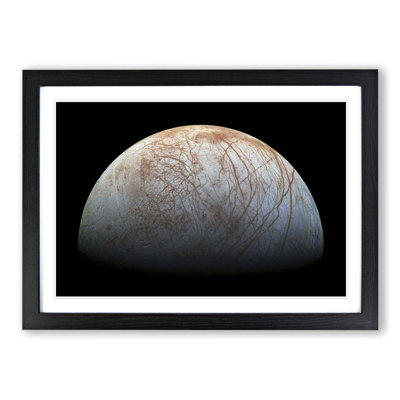 Planet Jupiter Moon Space Framed Photographic - Framed Print