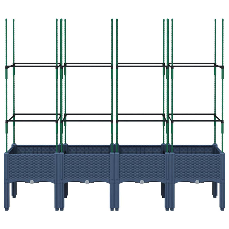 Berfield Planter Box, Blue Grey