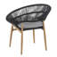 Chaise de salle à manger en osier de style papasan Cyril-130055684