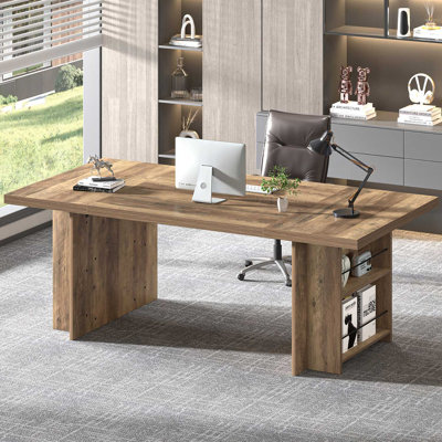Hulste 70" Executive Desk, Oak