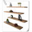 Tablette flottante en bois massif 3 pièces Wimer-1093903