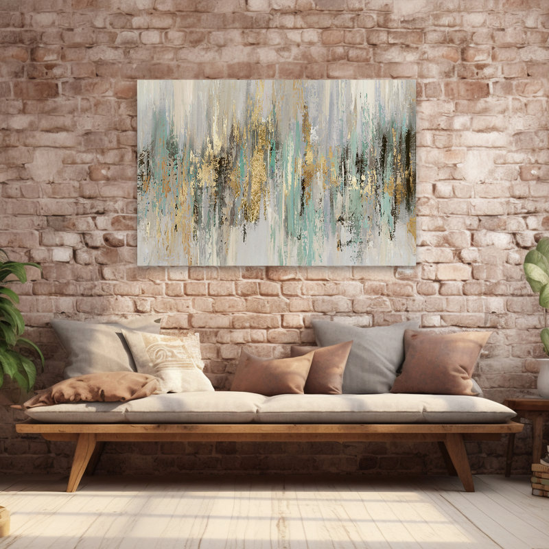 Dripping Gold I, 40" H x 60" W