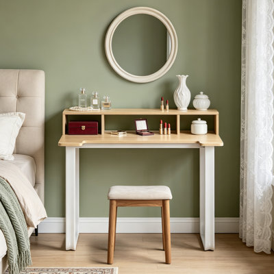 White Wooden Office Computer Desk